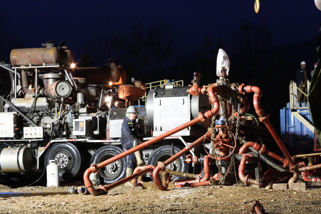 A Marcellus shale well in Northwest PA - Photo courtesy of LJSTEINCO via Flickr