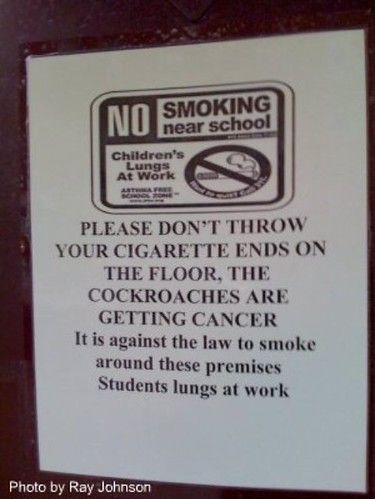 no smoking near school