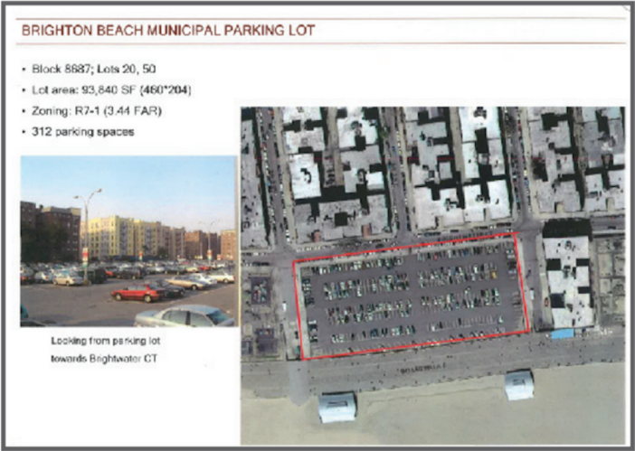 Parking lot identified in BP Adams' affordable housing report.
