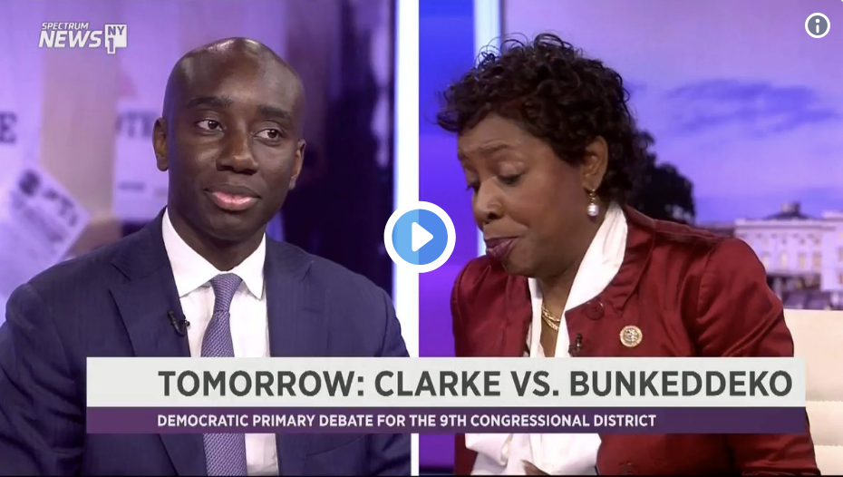 WATCH Bunkeddeko Debate Clarke Tonight on NY1