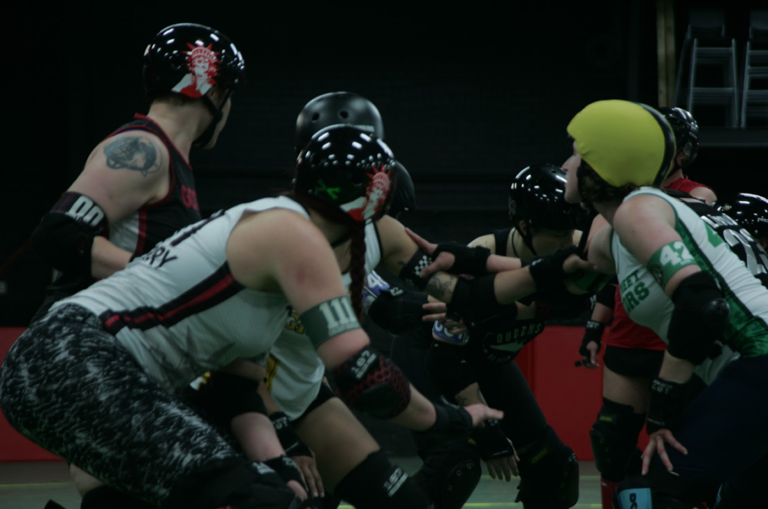 Gotham Girls Roller Derby skaters