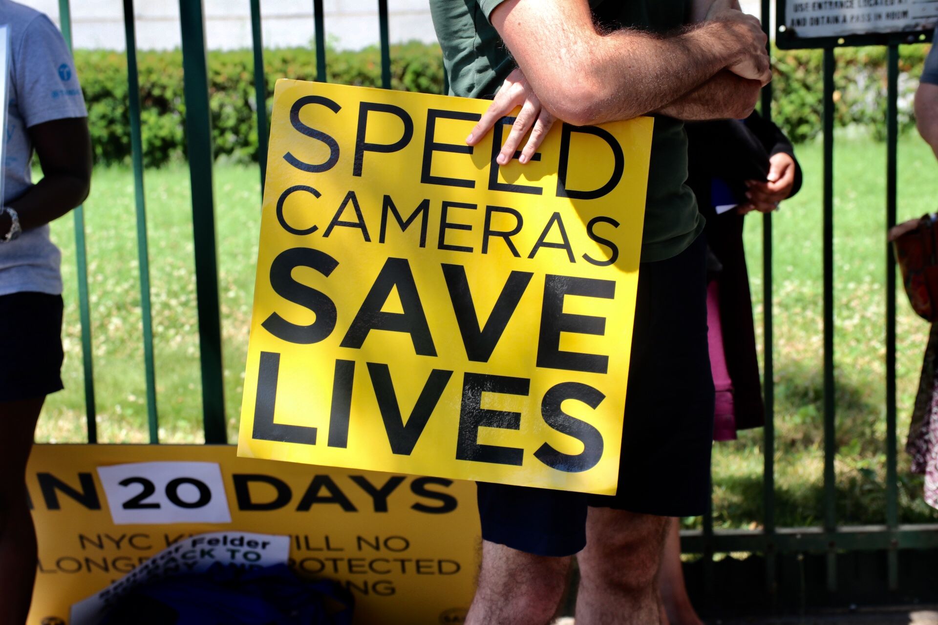 Treyger Calls On State Senate At Rally As Clock Ticks on Speed Camera Programs