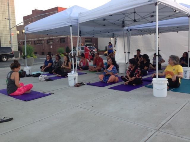 The Kensington Stewards Bring Free Yoga Classes To Avenue C Plaza