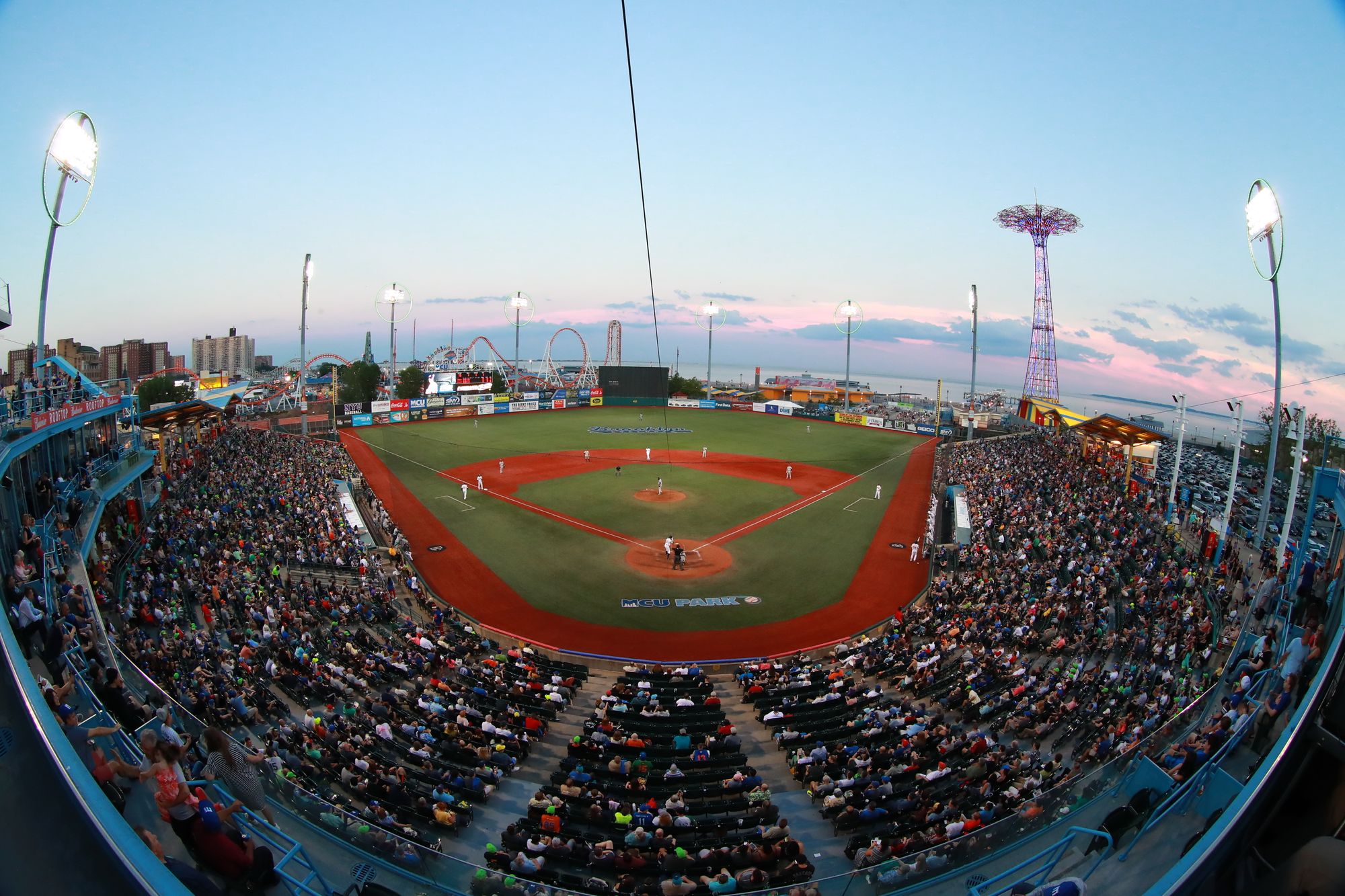 Minor League Baseball - MCU Park in the Coney Island neighborhood