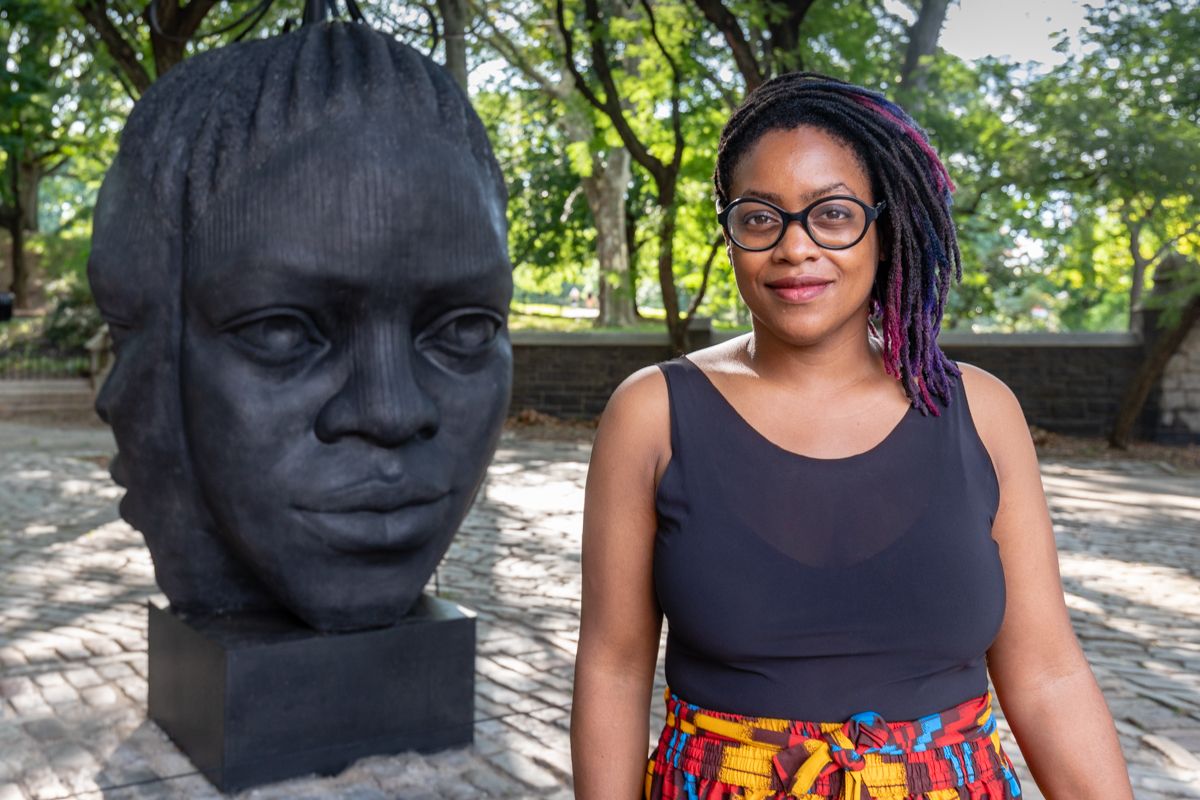 Adorn Me: Artist Tanda Francis Unveils Monumental Sculpture At Fort Greene Park