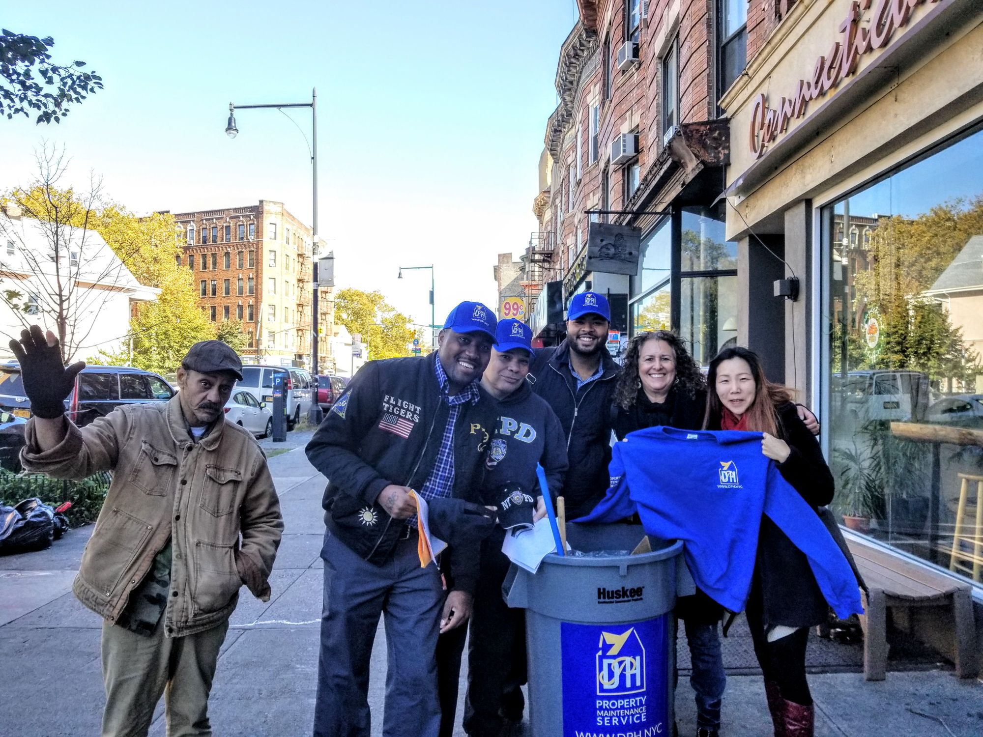 DPH Offers A Helping Hand To Keep Cortelyou Road Clean