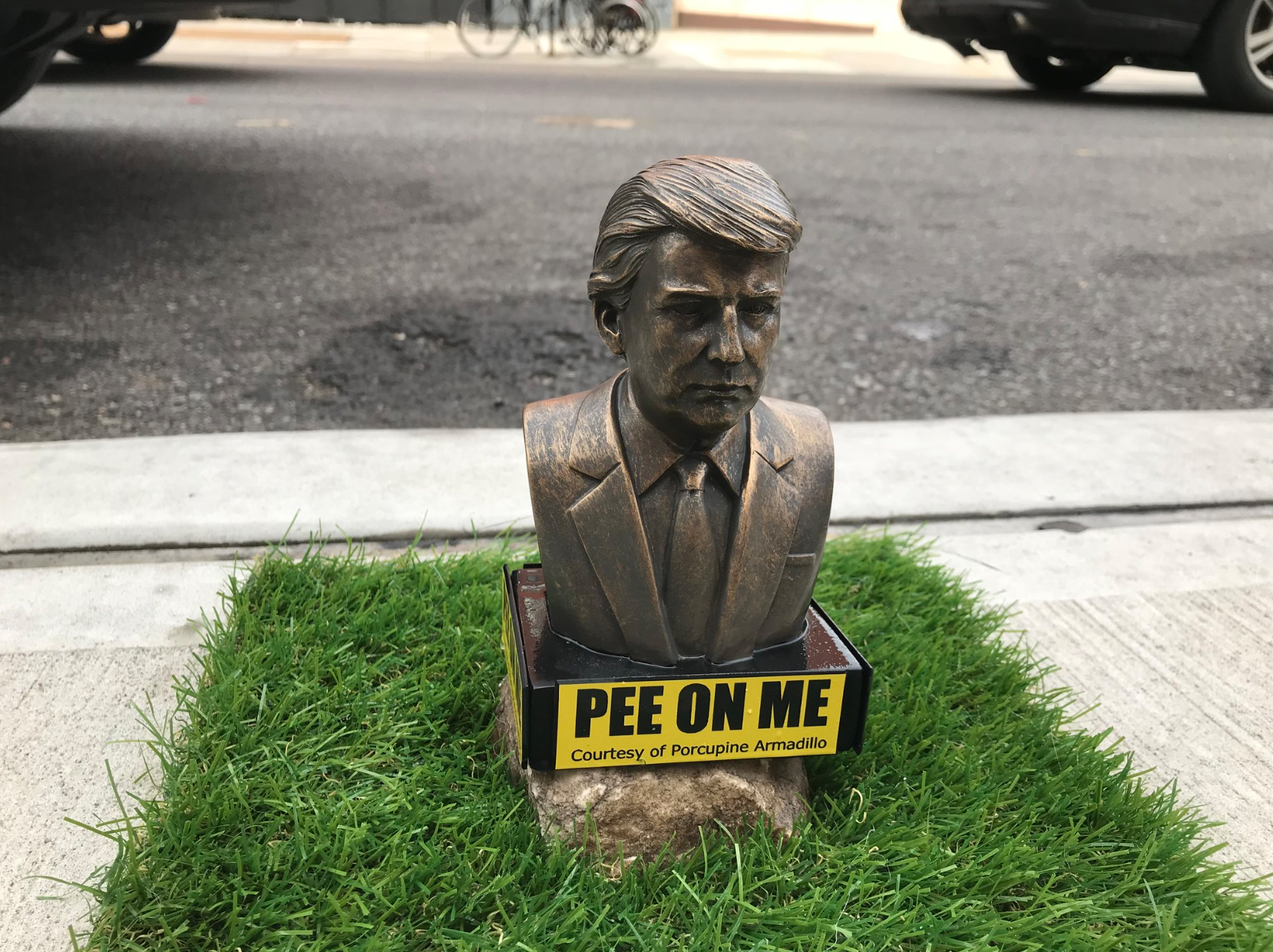 Are Trump “Pee On Me” Statues One Step Too Far?