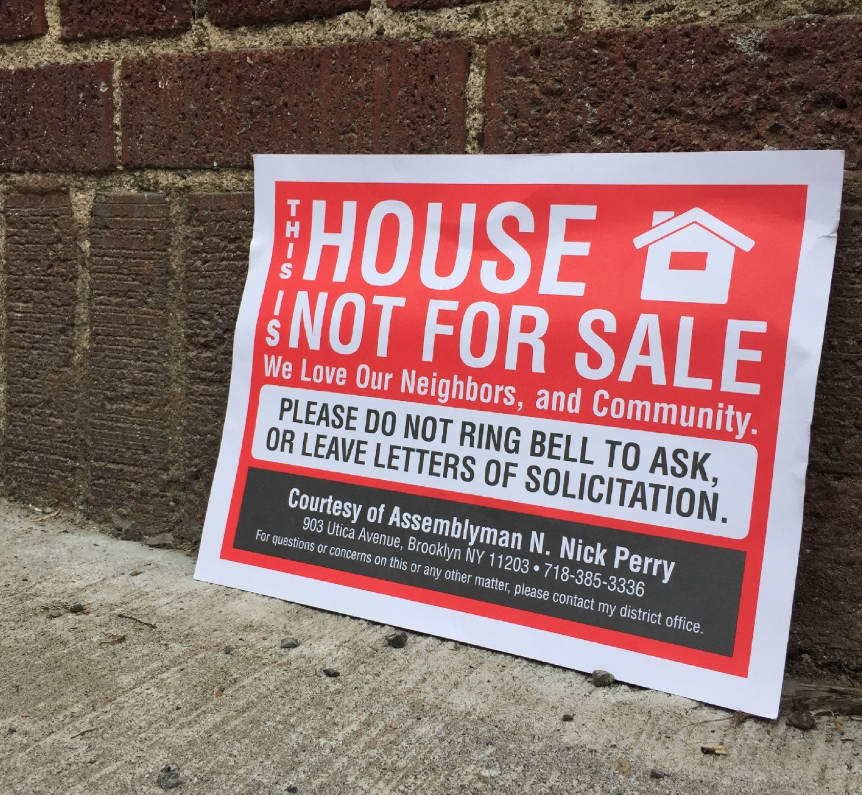 Residents To Realtors: “This House Is Not For Sale. Please Go Away.”