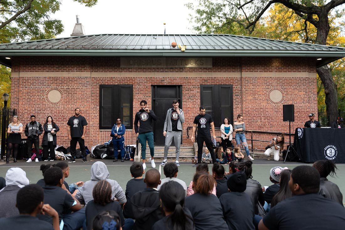 Brooklyn Nets Hand Out Basketballs, Run Drills With Local Youth on Biggie  Courts - Bklyner