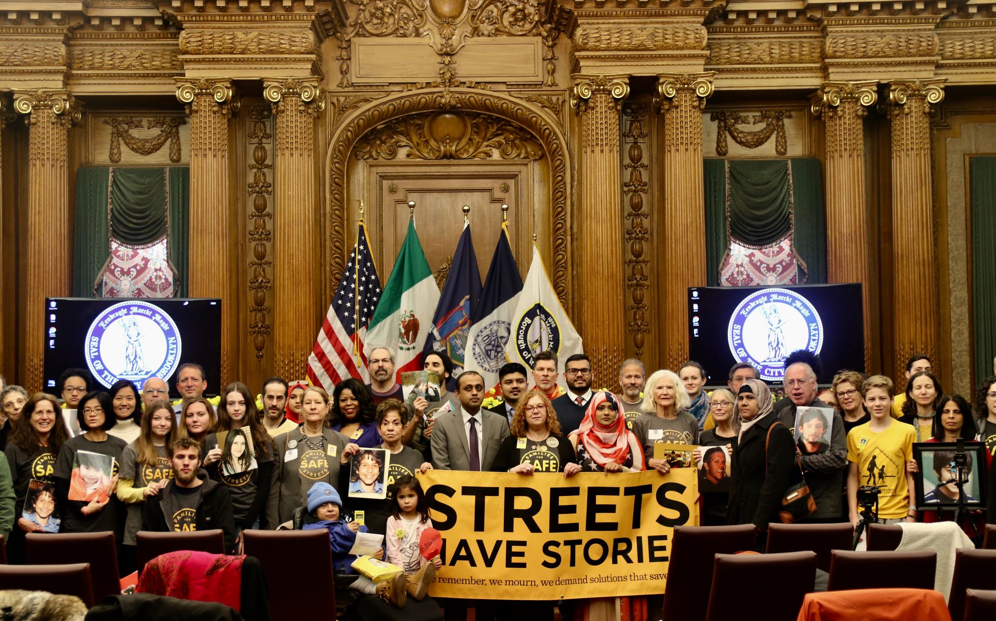 From Brooklyn To Bangladesh, Borough Hall Remembers Traffic Crash Victims