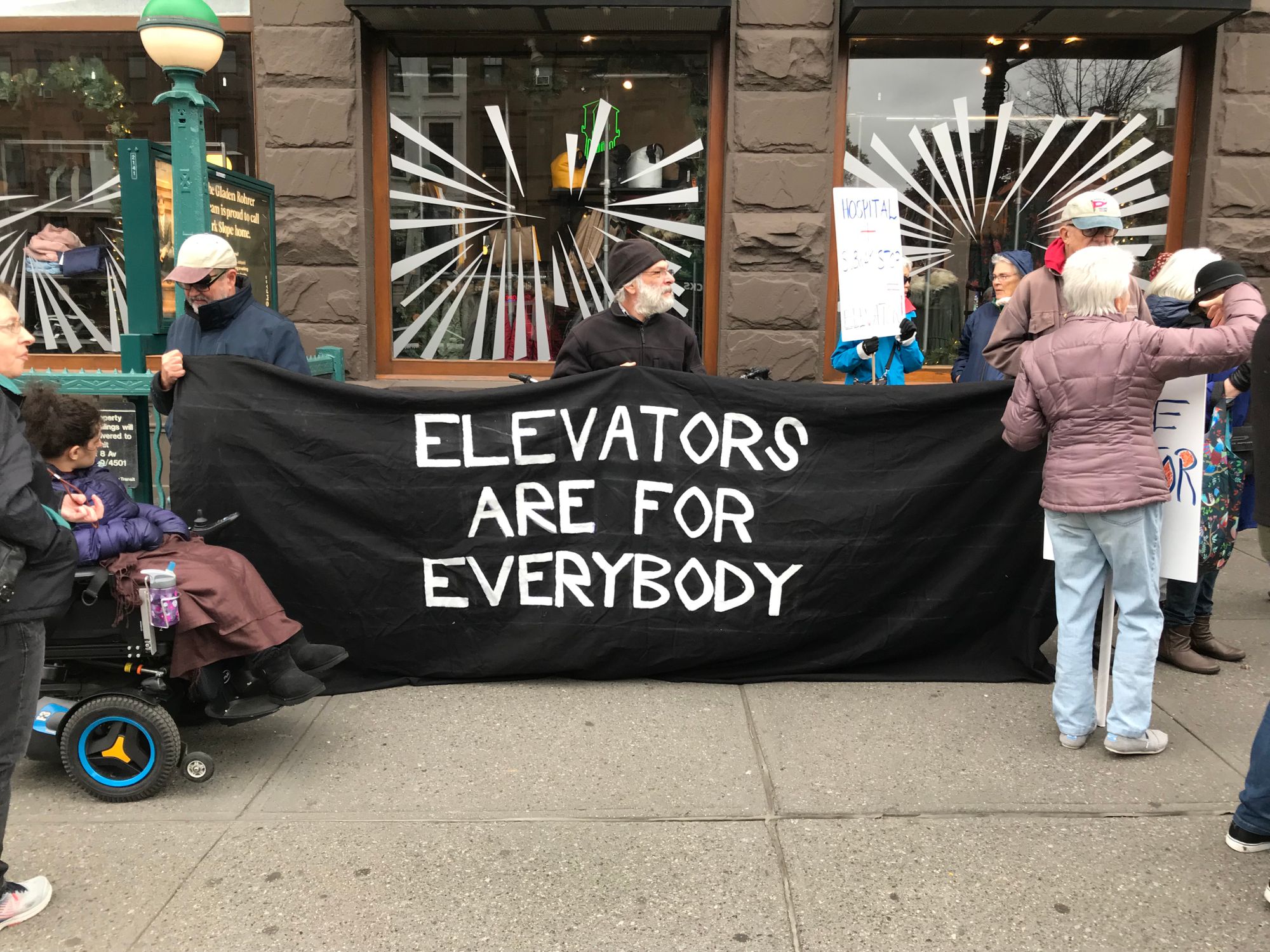 70 Steps Are Too Many! Locals Renew Call On MTA To Install Elevator at 7th Ave F/G Station