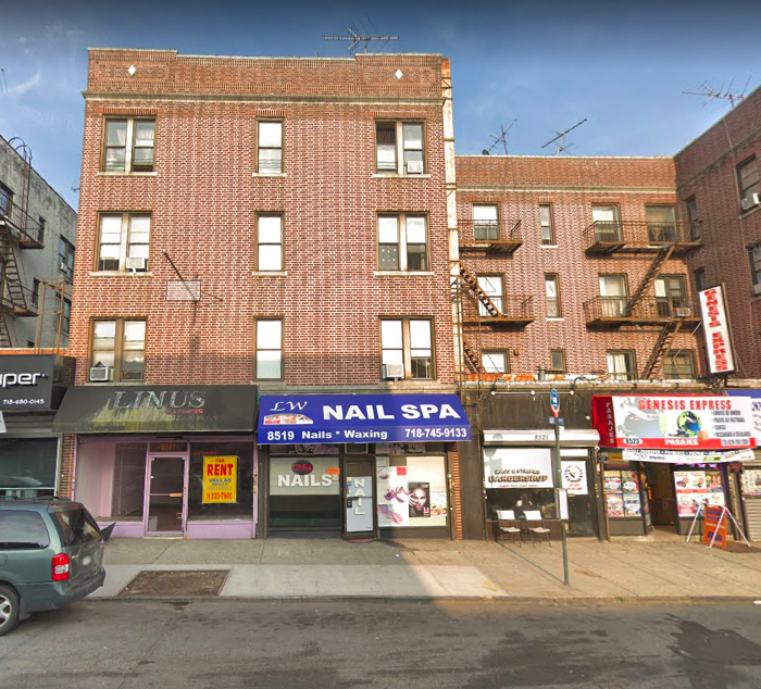 Andrew Gounardes' campaign office and a building of the 82nd worst landlord's in New York City, according to the NYC Public Advocate's office. (Photo: Google Maps screenshot)