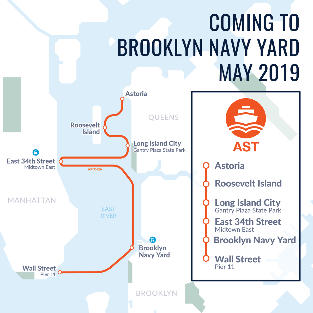 NYC Ferry Will Debut Brooklyn Navy Yard Stop In May