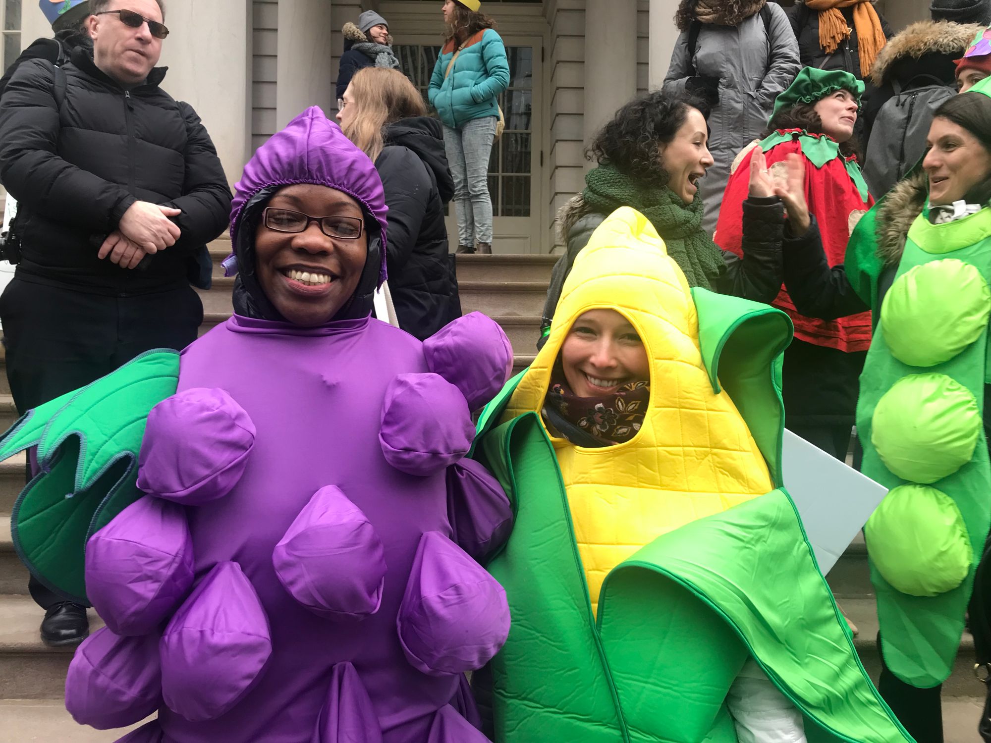 Raynika Trent and Laura Raaen of the Laurie M. Tisch Center for Food Education and Policy