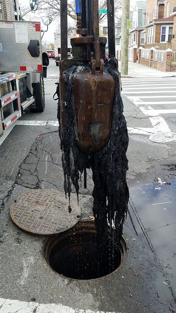 Fatbergs like these block the city's sewage system causing backups and flooding. (Photo: Compliments of NYC Department of Environmental Protection)
