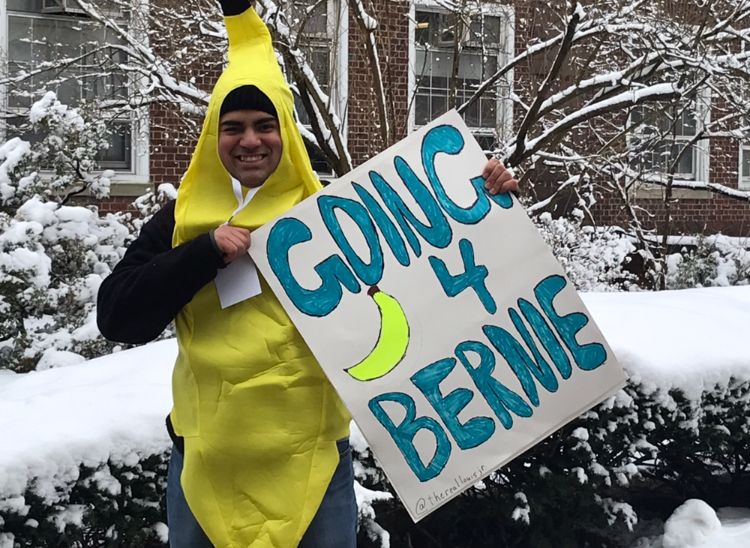 Bernie Sanders rally at Brooklyn College in Midwood. (Photo: Kadia Goba/Bklyner)