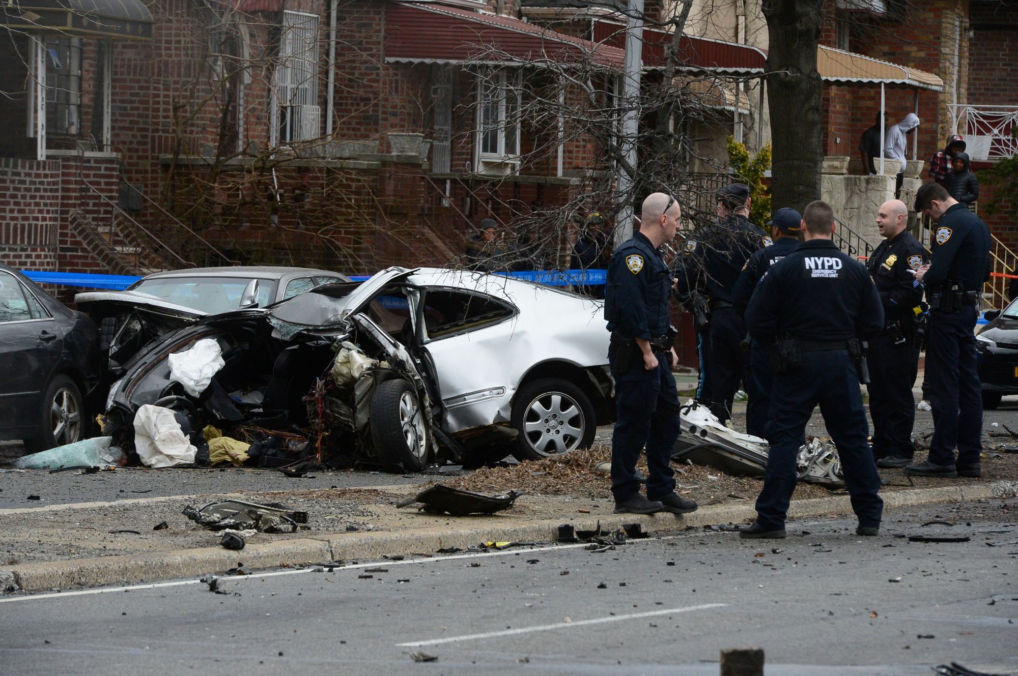 Second fatal crash due to speed on Kings Hwy. (Photo: Todd Maisel/Bklyner)