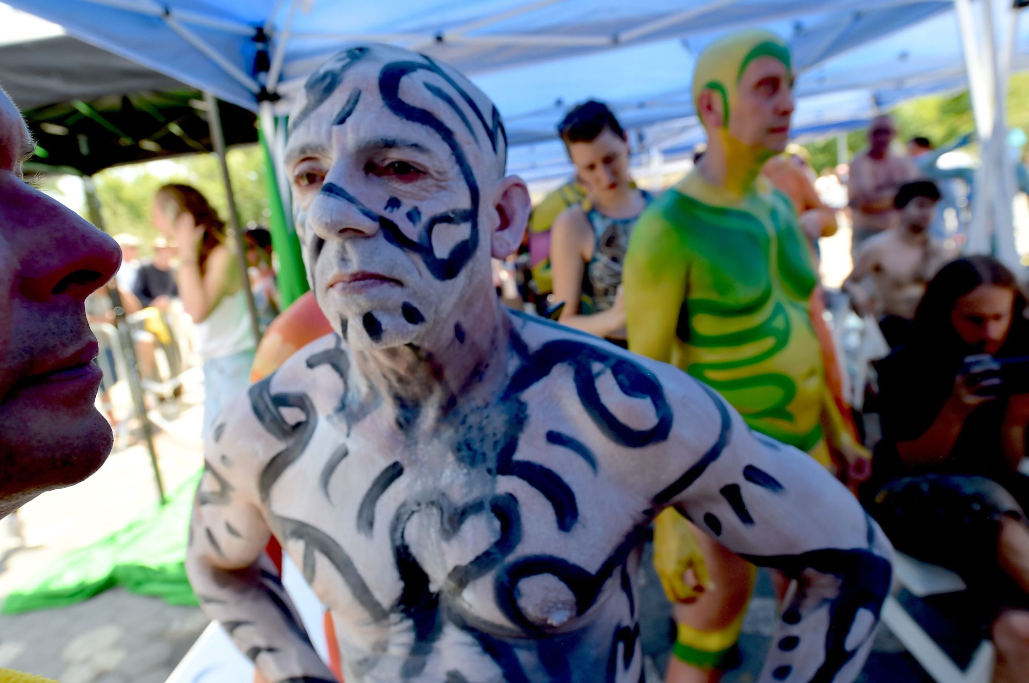 At NYC Bodypainting Day, Naked Bodies Become Artists' Canvases - The New  York Times