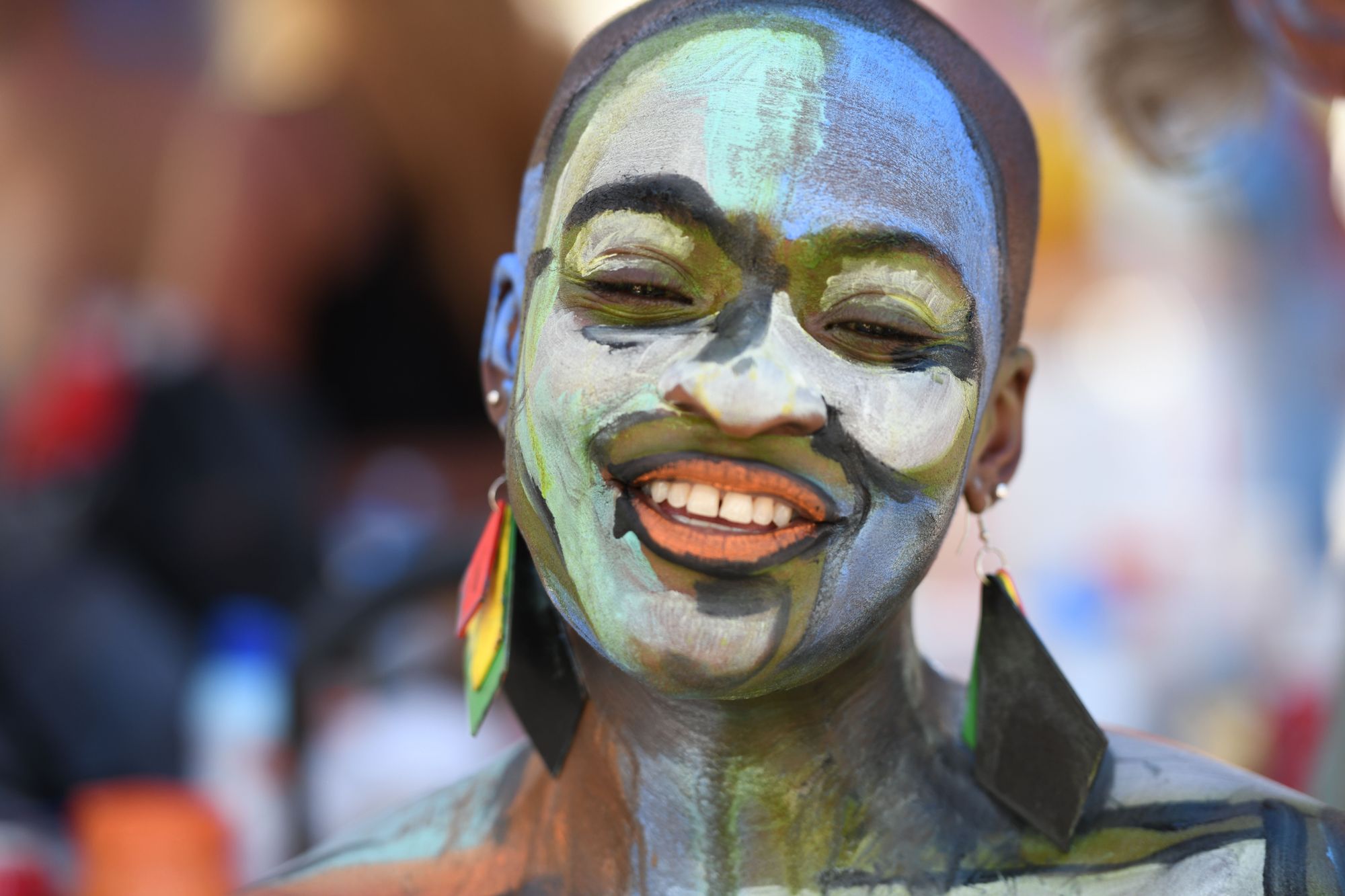 At NYC Bodypainting Day, Naked Bodies Become Artists' Canvases