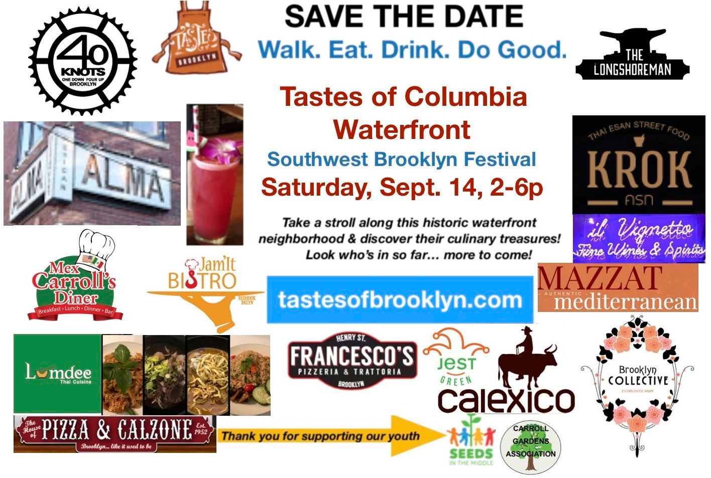 Tastes Of Columbia Waterfront + Southwest Brooklyn Fall Festival, Sept