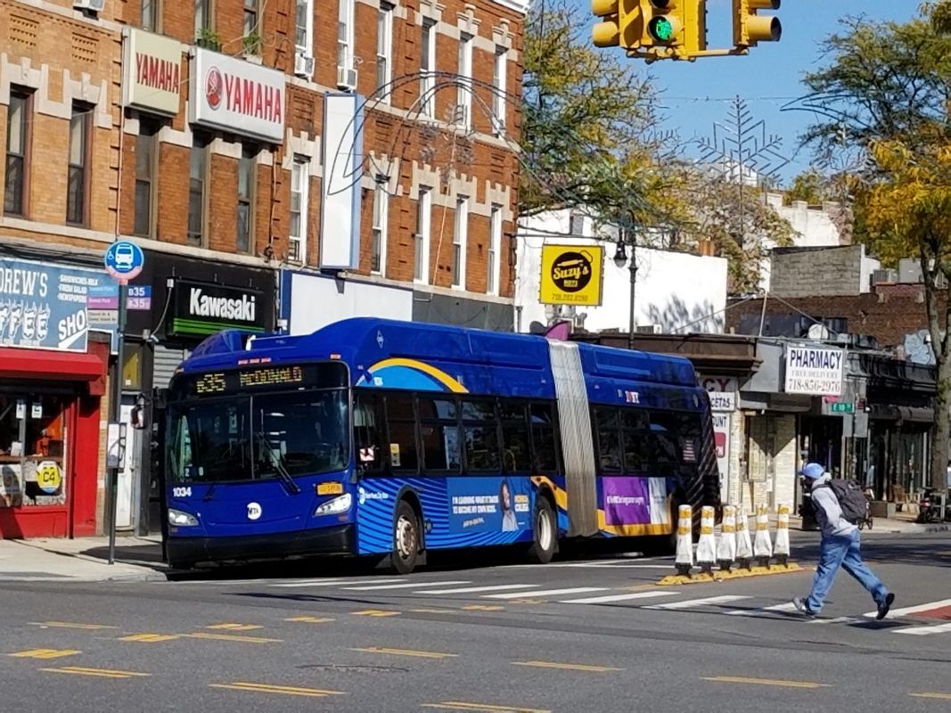 bus route sign