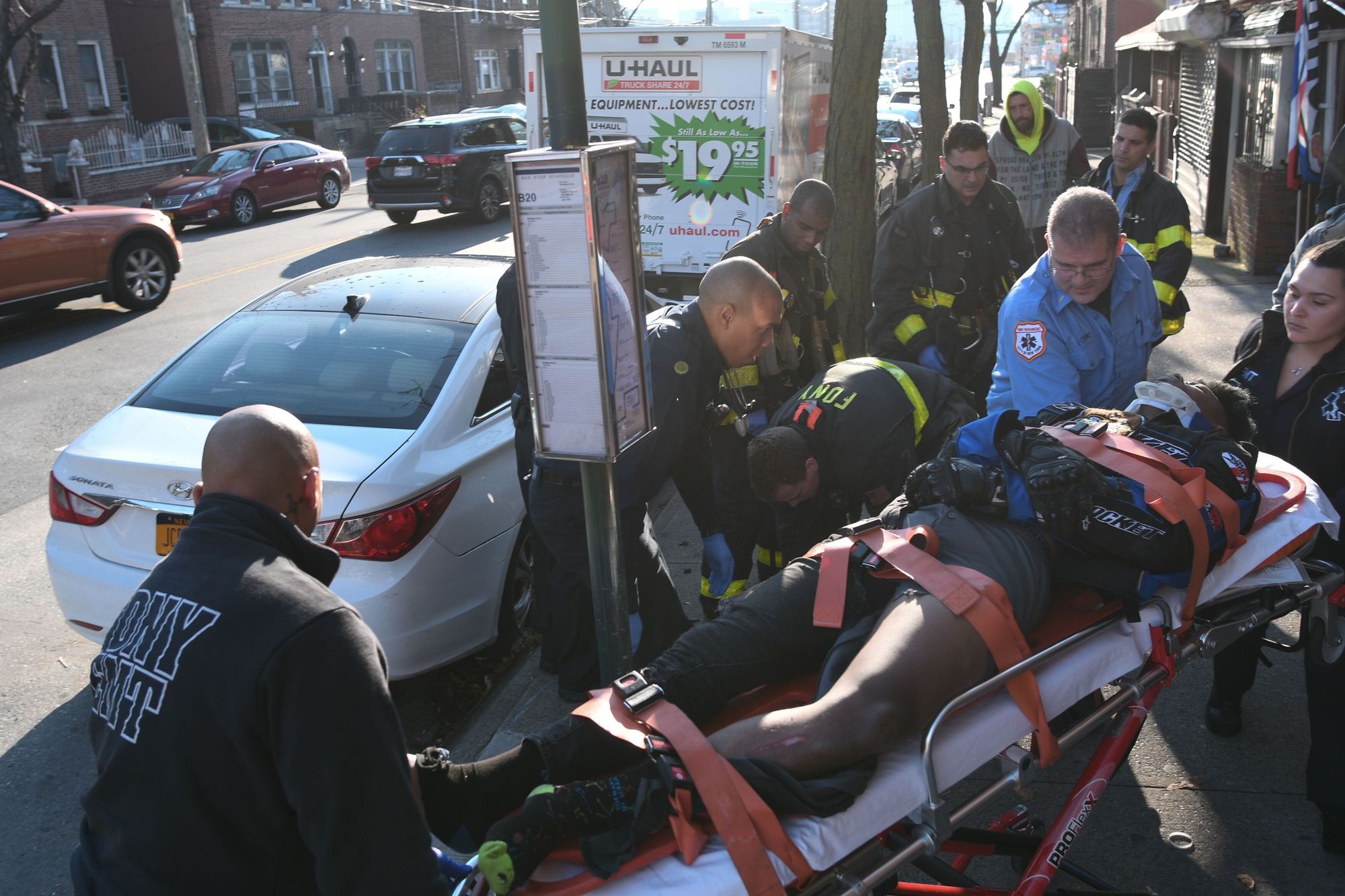 Motorcyclist Struck by Car in East New York - Bklyner