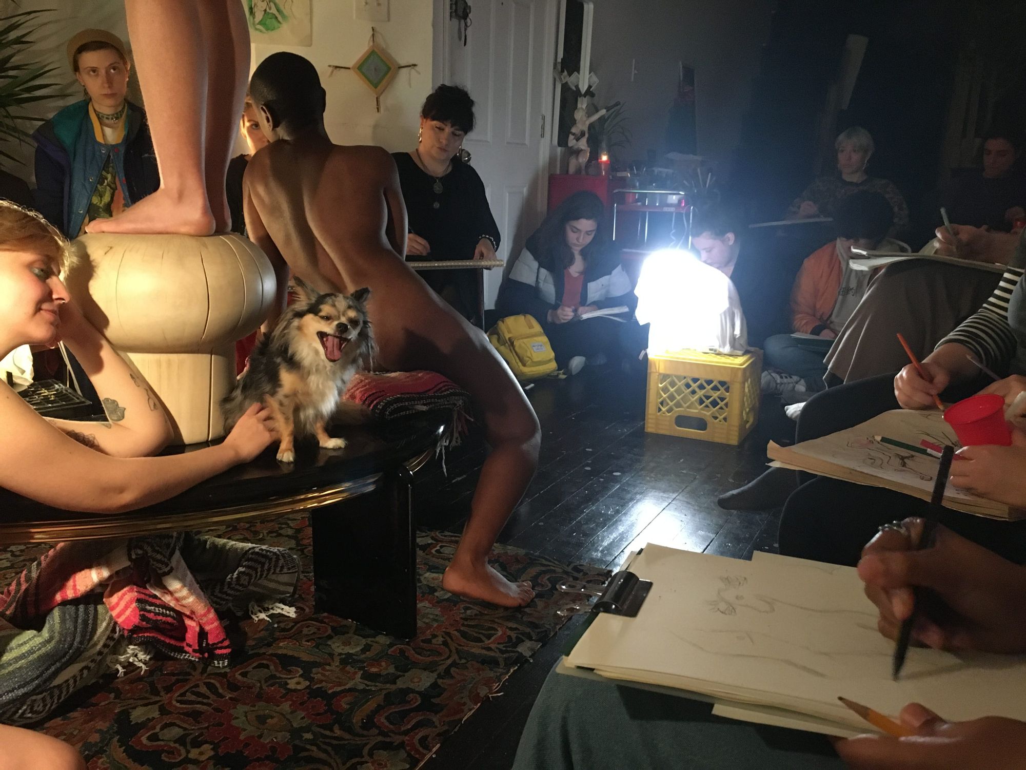 Seeing and Being Seen at a Bushwick Drink and Draw