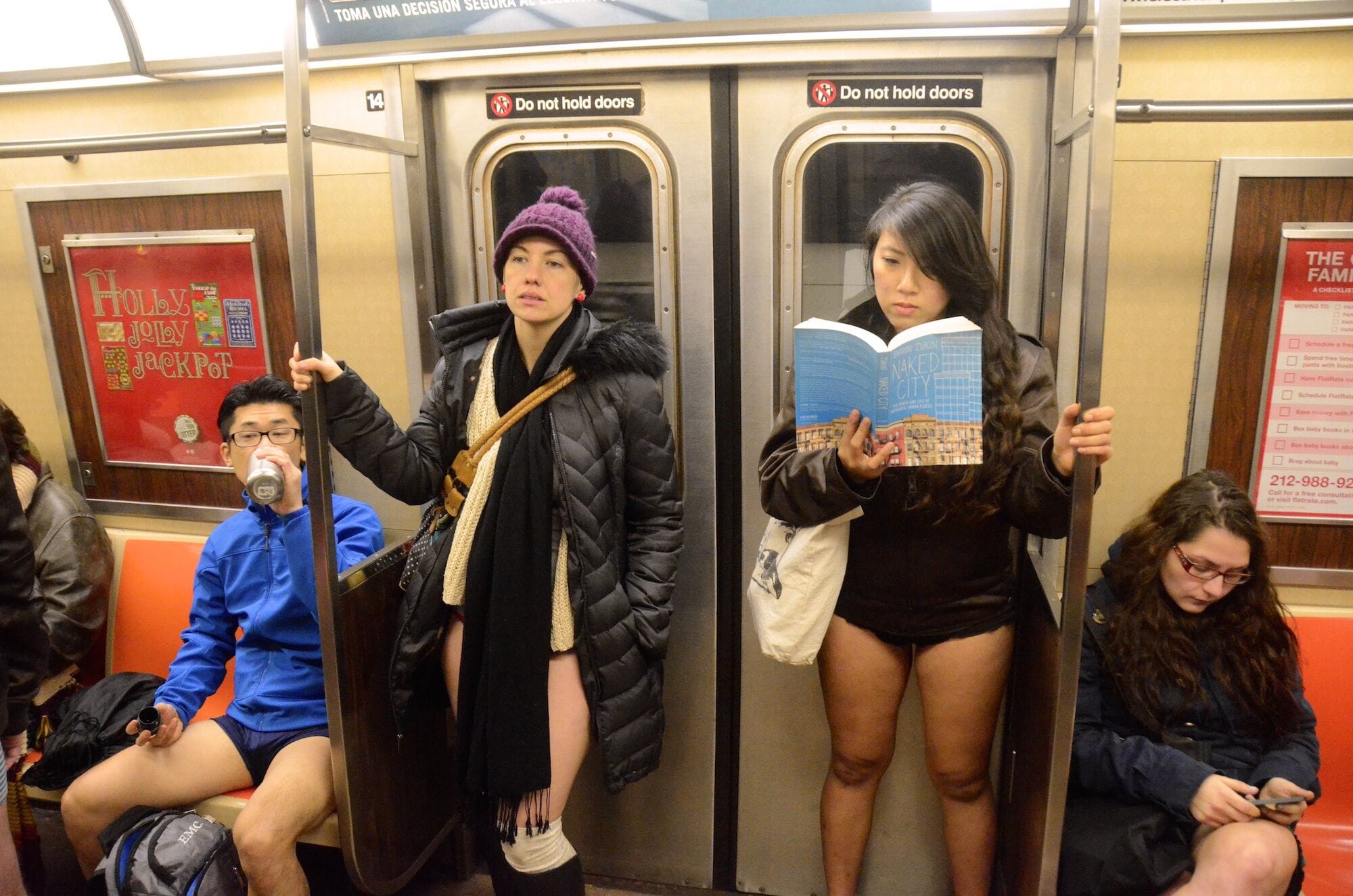 No Pants? No Problem! Take a Subway Ride in Your Underwear this Sunday