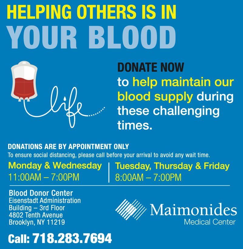 Our Hospitals Need Neighbors To Donate Blood!