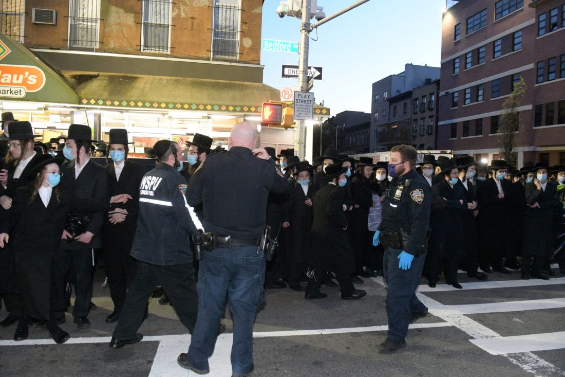 Williamsburg Funeral Draws Large Crowds & No Social Distancing