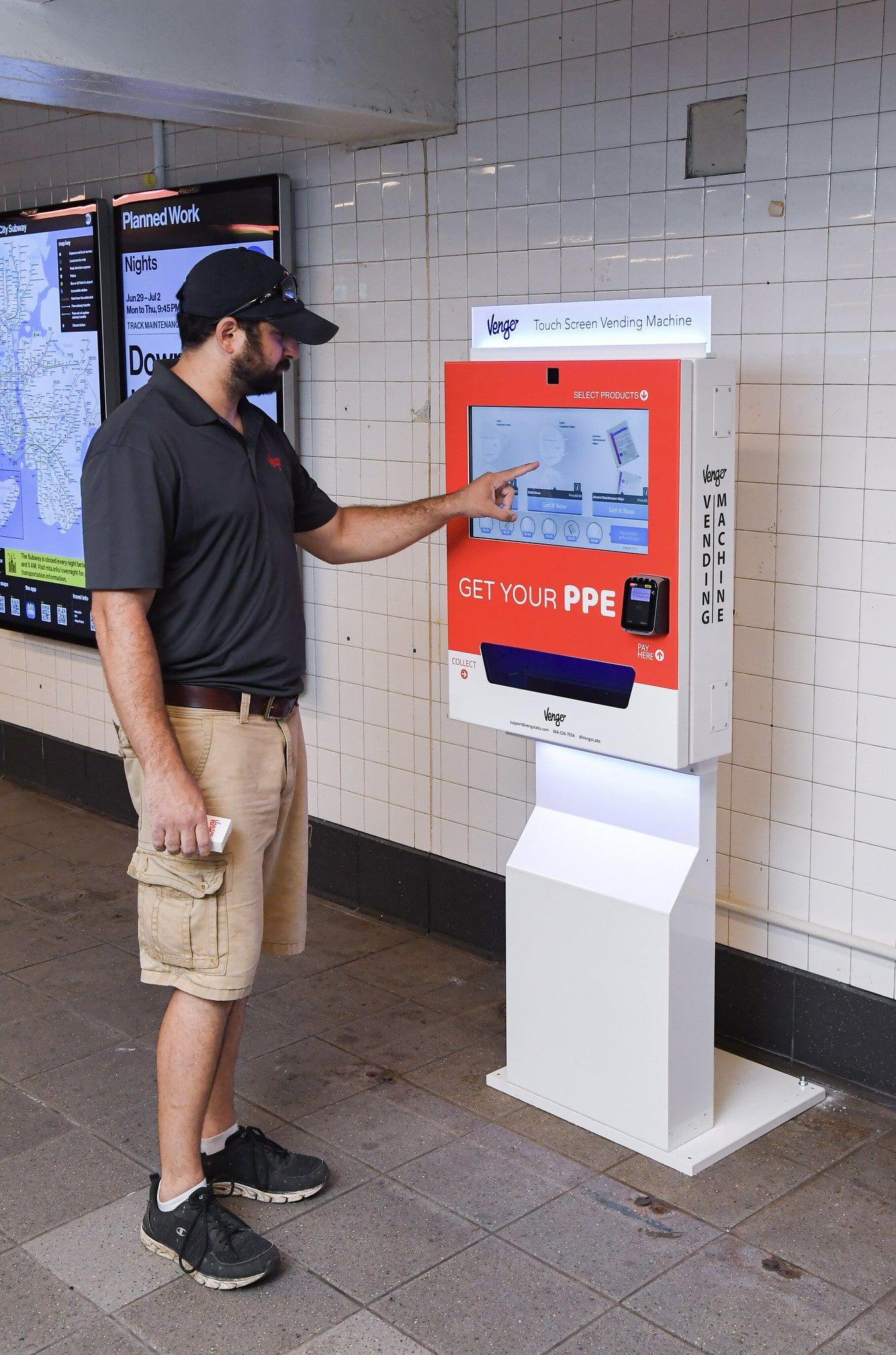 MTA Pilots PPE Vending Machine In Atlantic Avenue Station