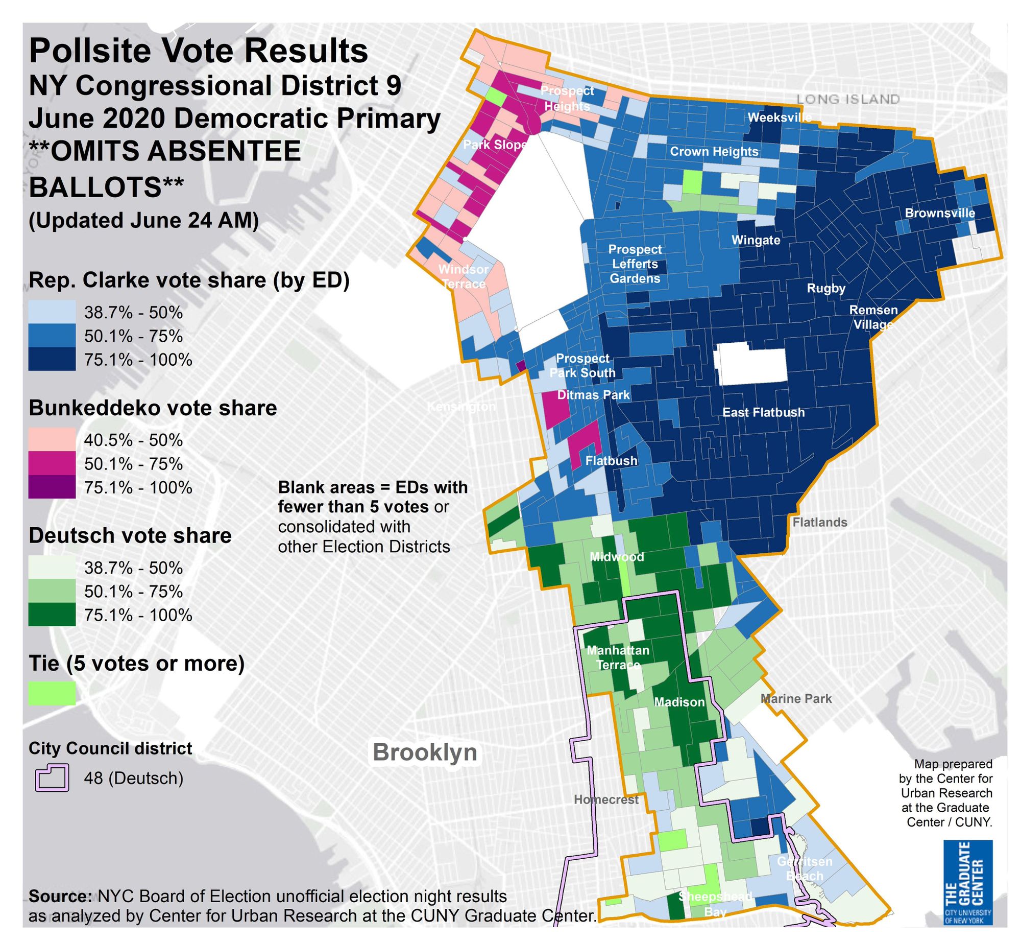 With Few Races Called In Brooklyn, It Will Come Down To Absentee Ballots