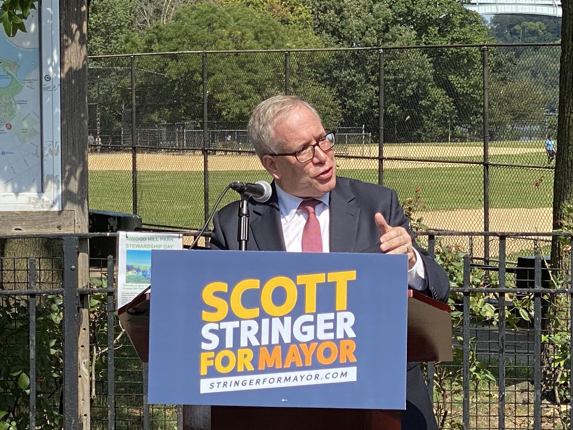 “I don’t want any New Yorker to leave.” Scott Stringer Formally Enters Race for Mayor.