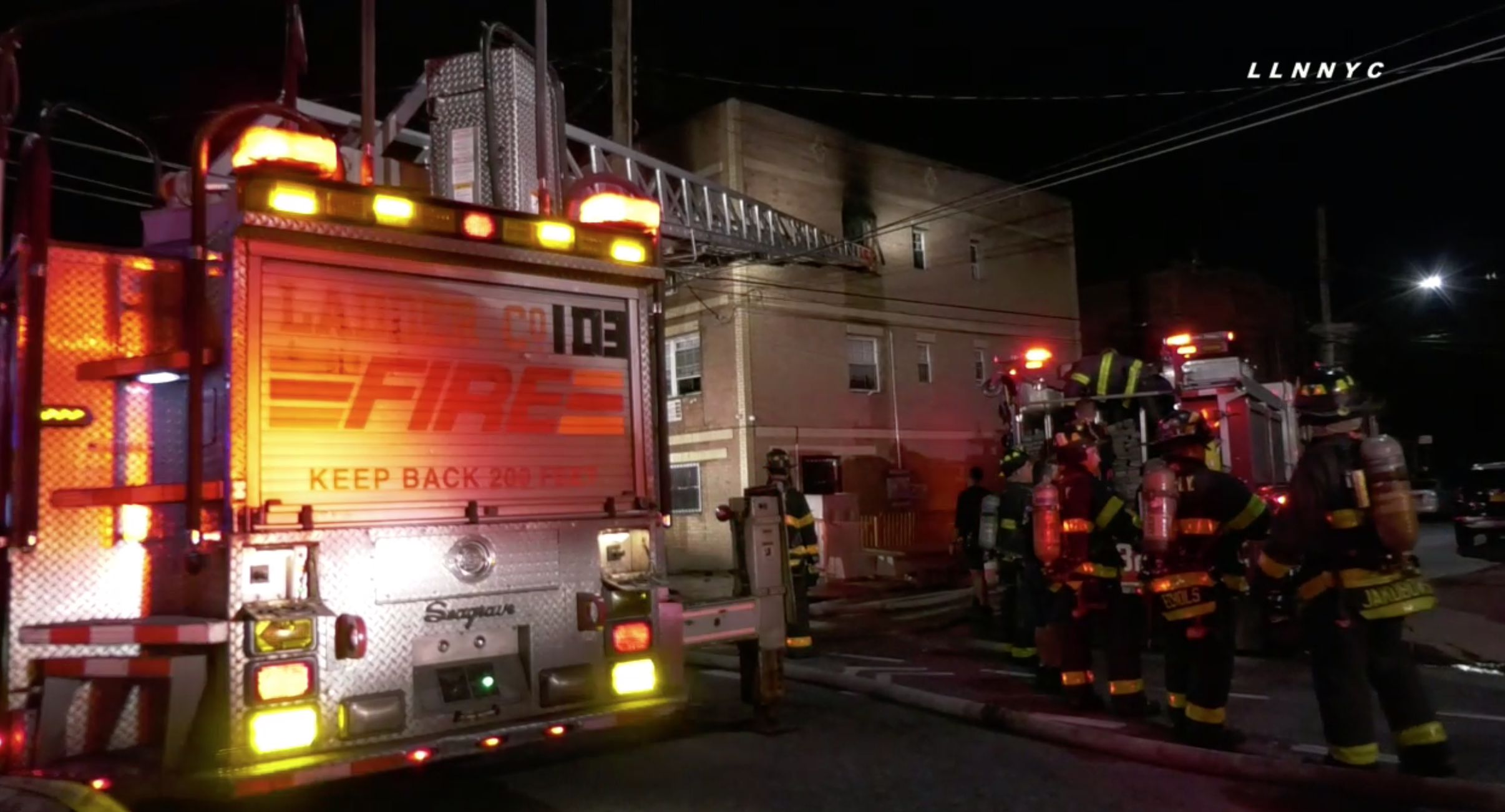 Six People Hurt In Pitkin Avenue Fire This Morning, Including Four-Year-Old Boy