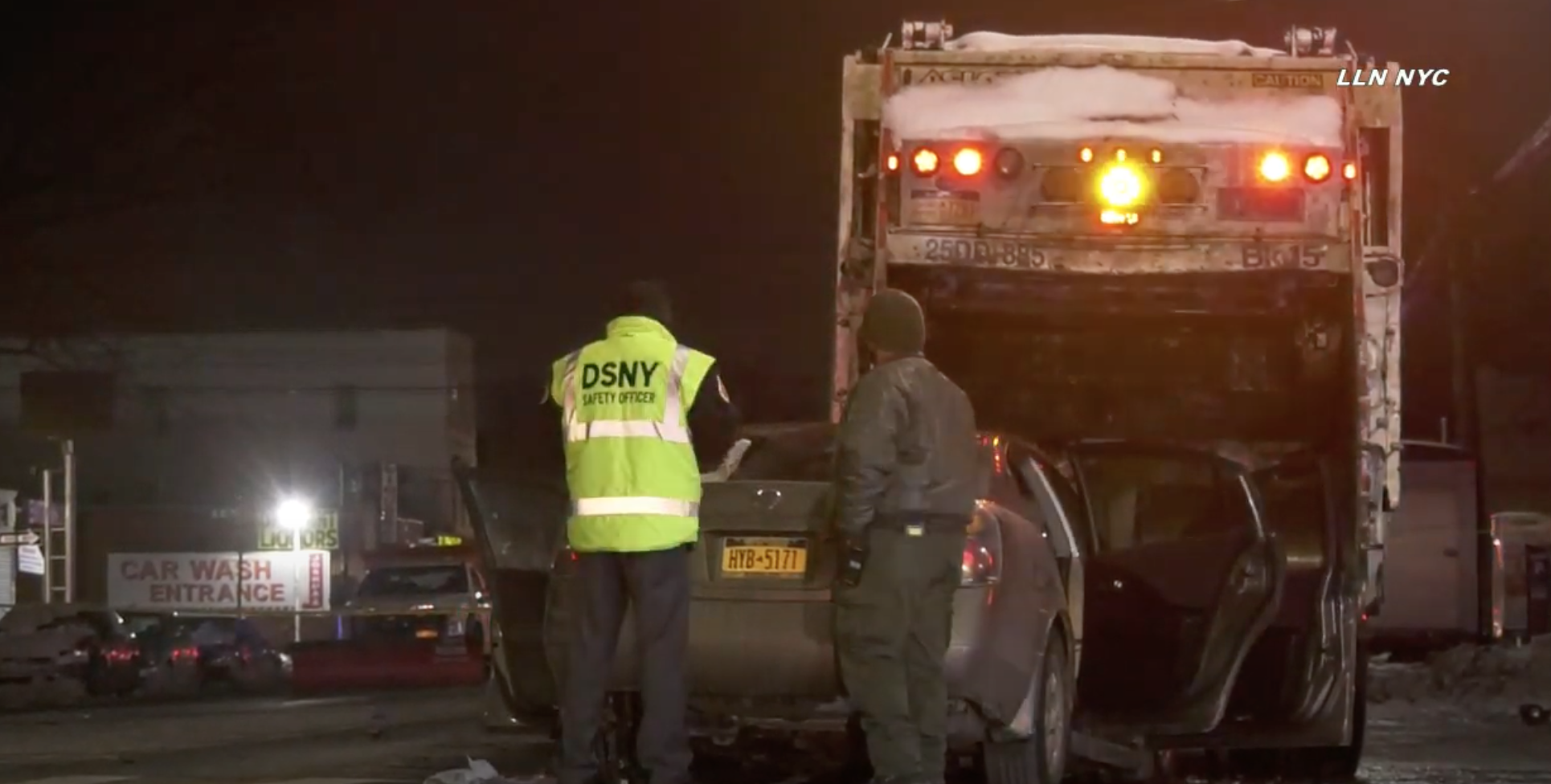 Man Dead After Crashing Car Into Garbage Truck