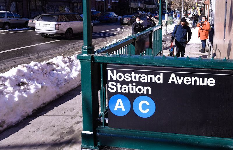 MTA Reopens Bedford Ave Entrances of Nostrand Ave Subway Station