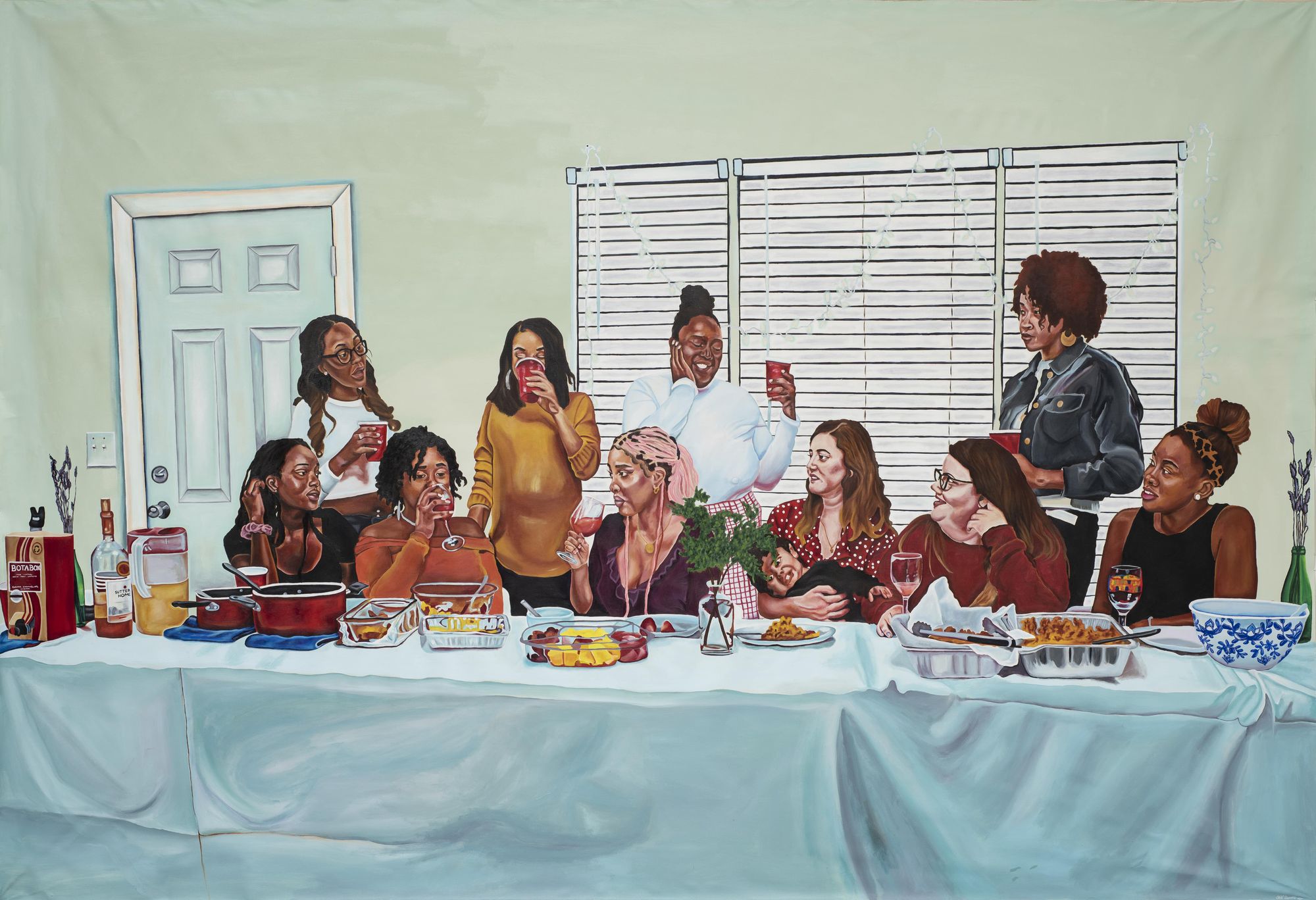 the last supper painting by different artists