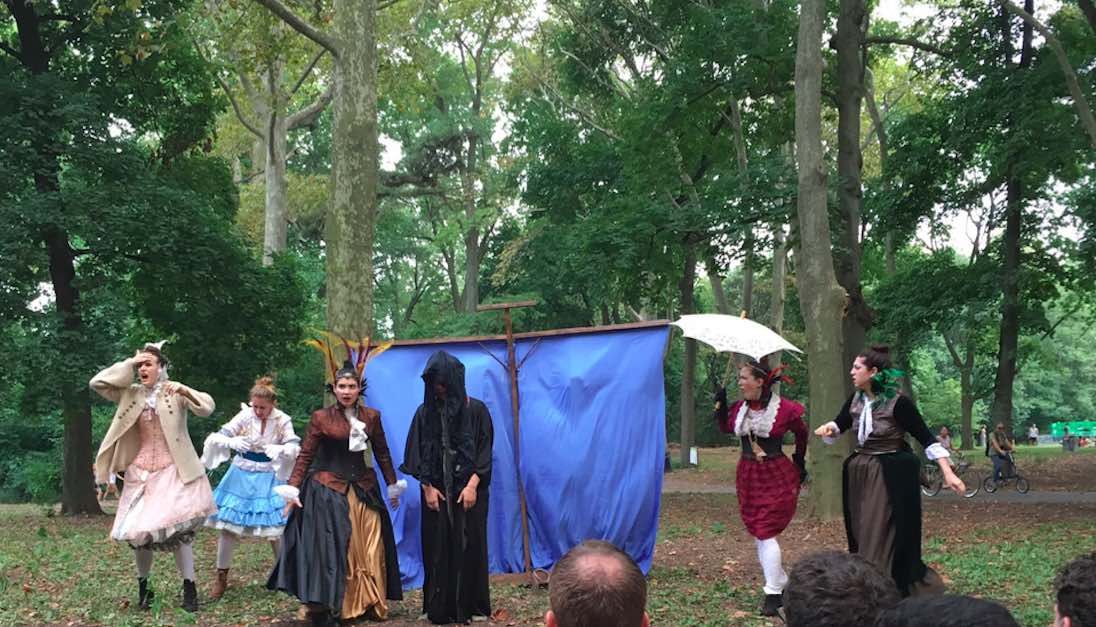 Theater Review Shakespeare S Nude Tempest In Prospect Park As Gritty