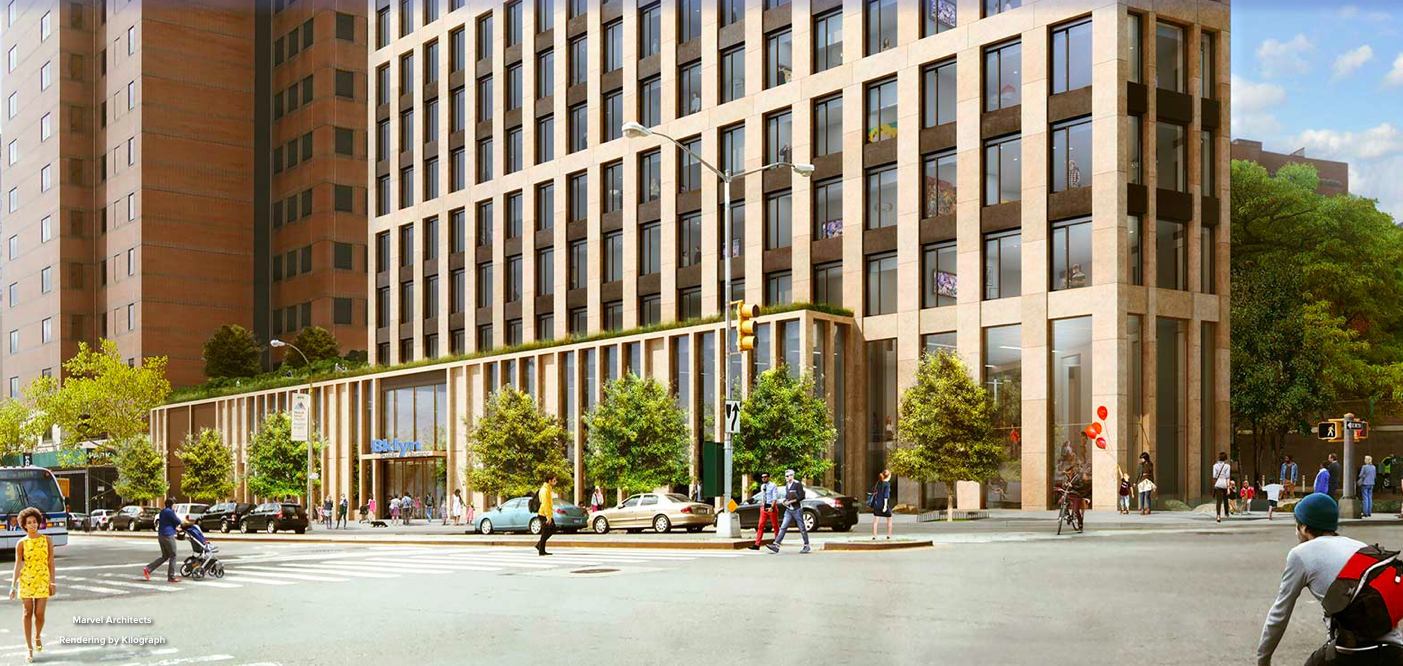 Construction Underway On Tower Replacing Brooklyn Heights Library