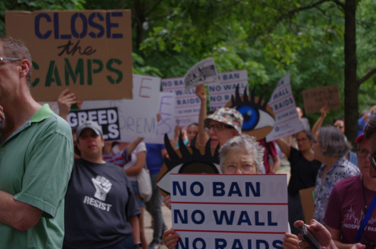 ‘Senator Schumer is a Coward’: Hundreds Protest Outside the NY Senator’s Home