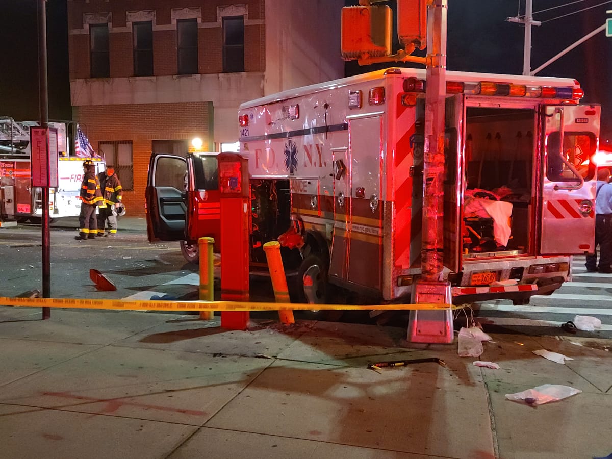 One Dead, Several Injured After Fire Truck & Ambulance Crash Responding To Emergencies