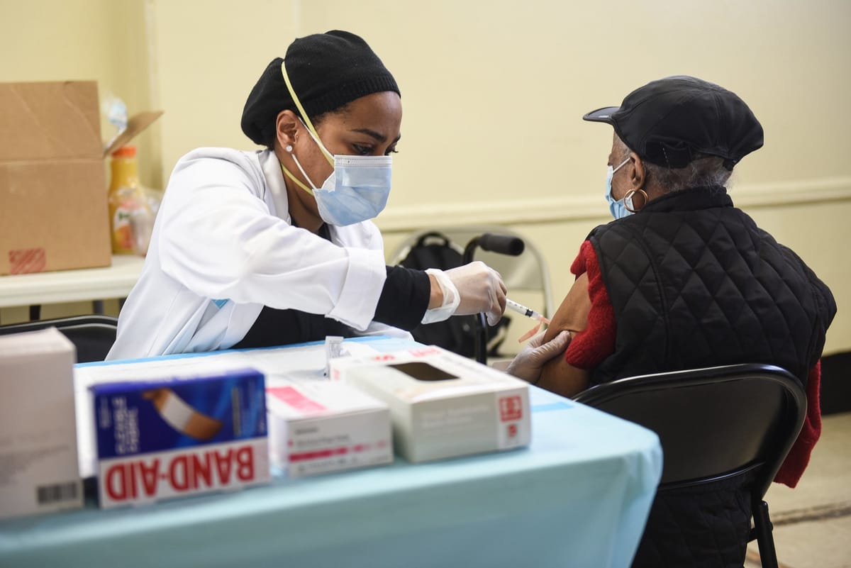 Advocates Urge Politicians To Bring Vaccines To North Brooklyn Elderly