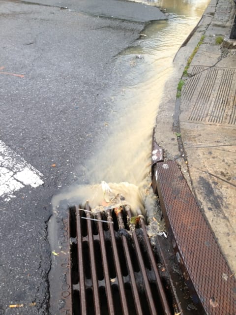 Flooding Sewage on Cortelyou?