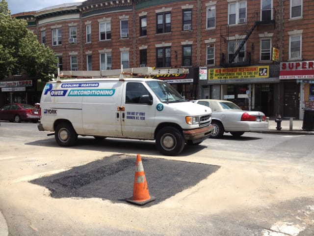 The Former Sinkhole on Cortelyou