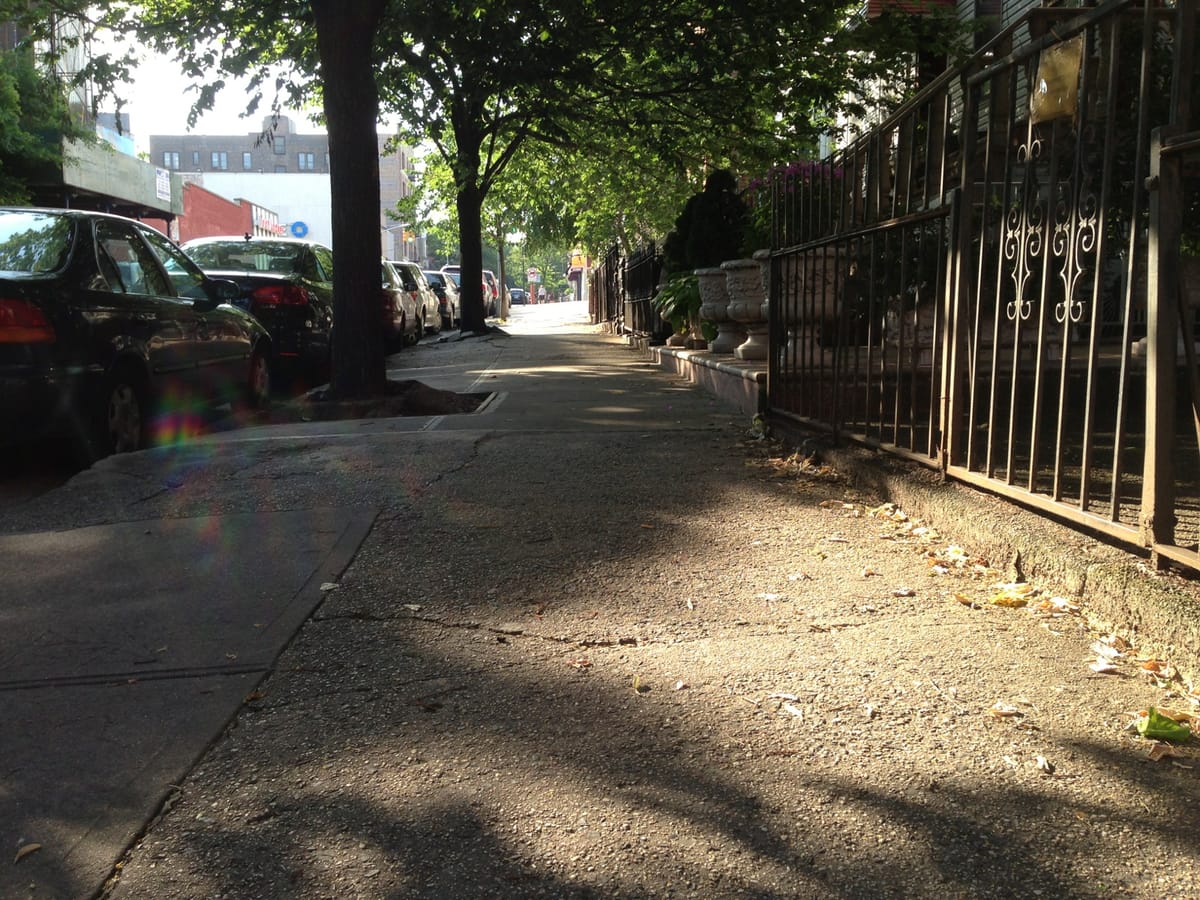 Klutzes Rejoice As 14th Street Sidewalk Is Repaired