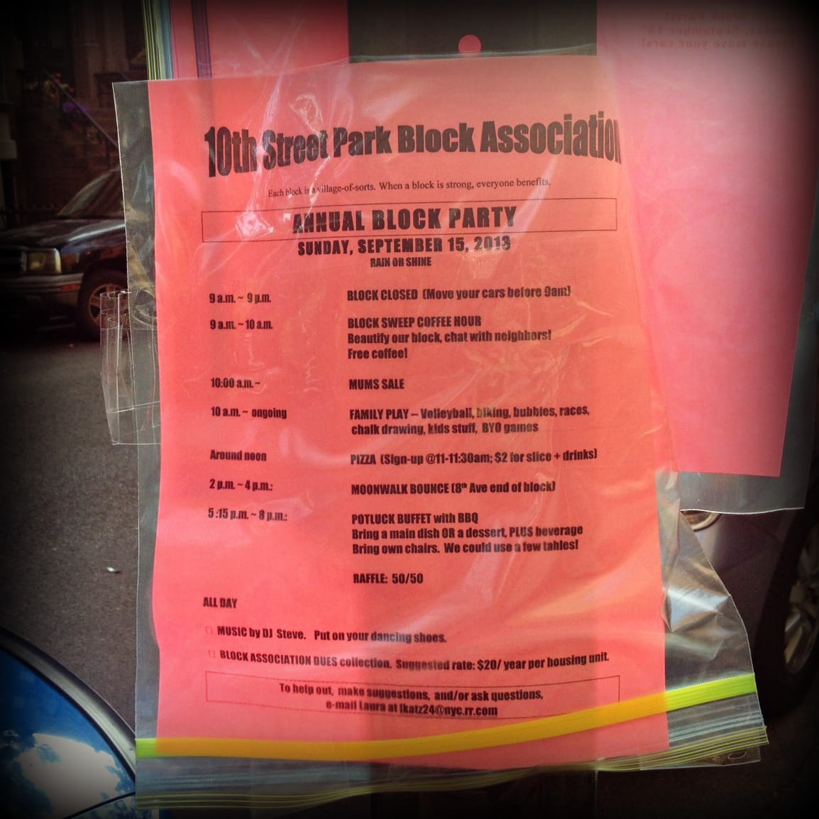 10th Street Block Party Scheduled For September 15