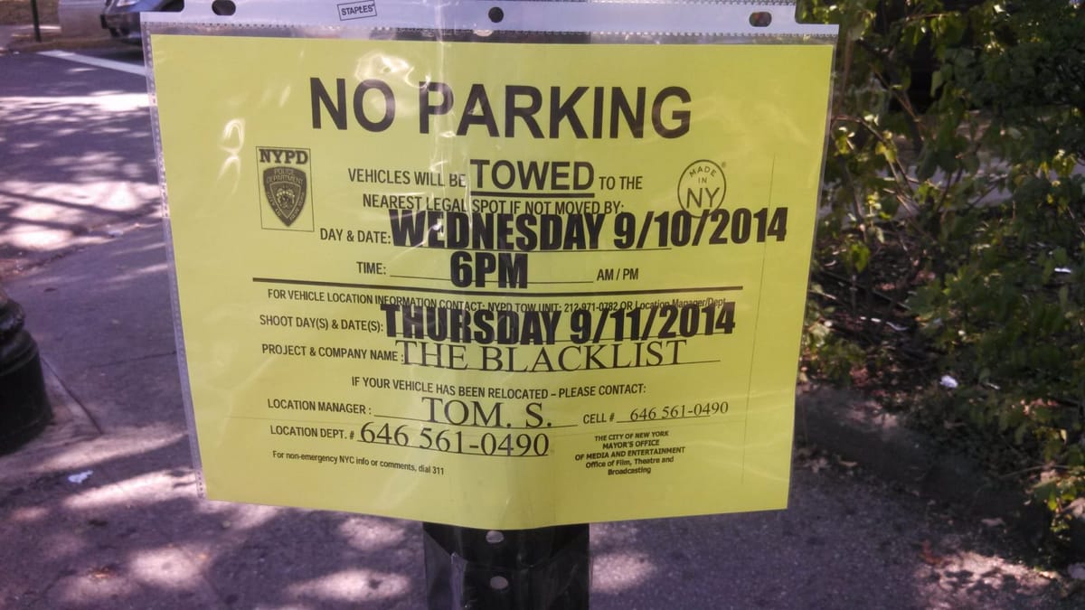 The Blacklist And Samsung Commercial To Film In The Neighborhood This Week