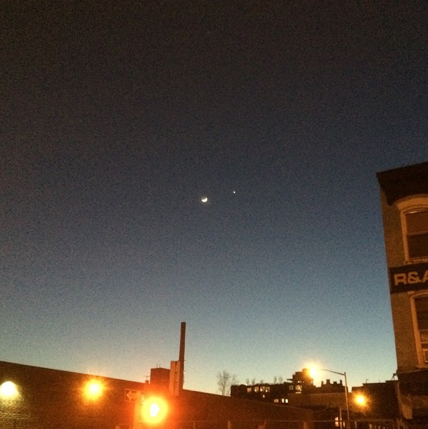 Photo Of The Day: Moon & Venus