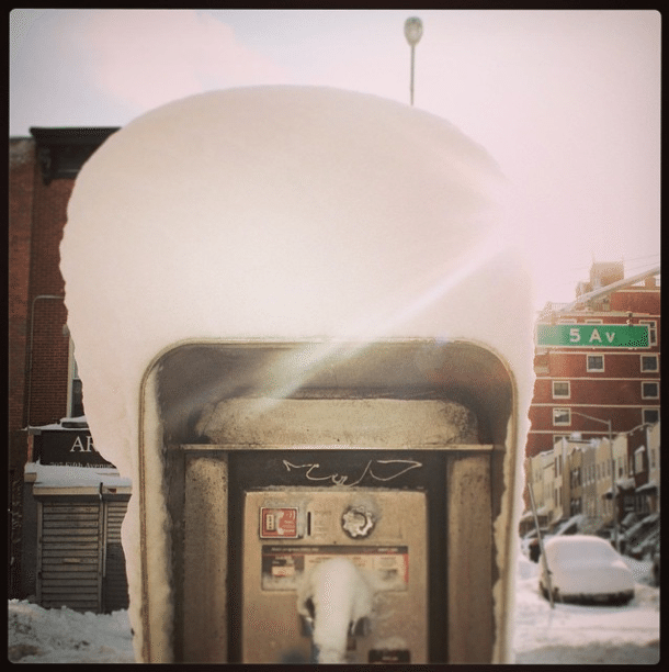 Photo Of The Day: Snow Phone