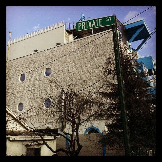 Morning Mug: Private Street